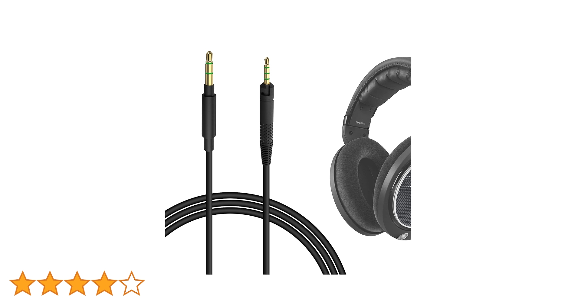 【美品/リケーブル】Sennheiser HD599 SE Amazon | Geekria ケーブル 互換性 オーディオコード